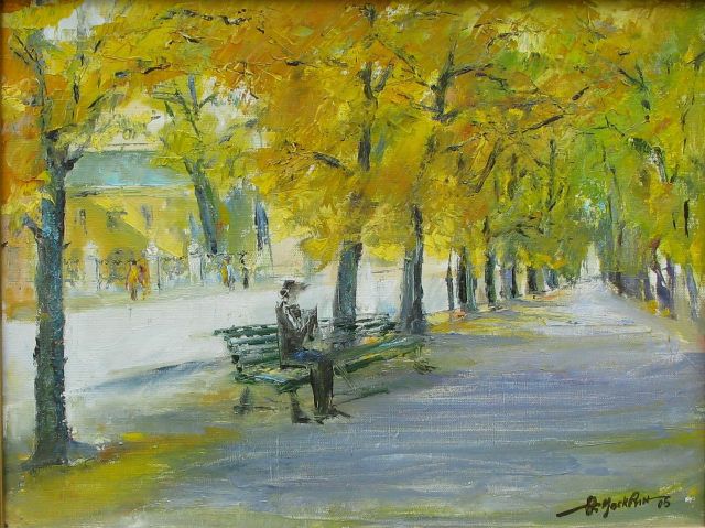 159. Остановка Манеж 65x55. 2004