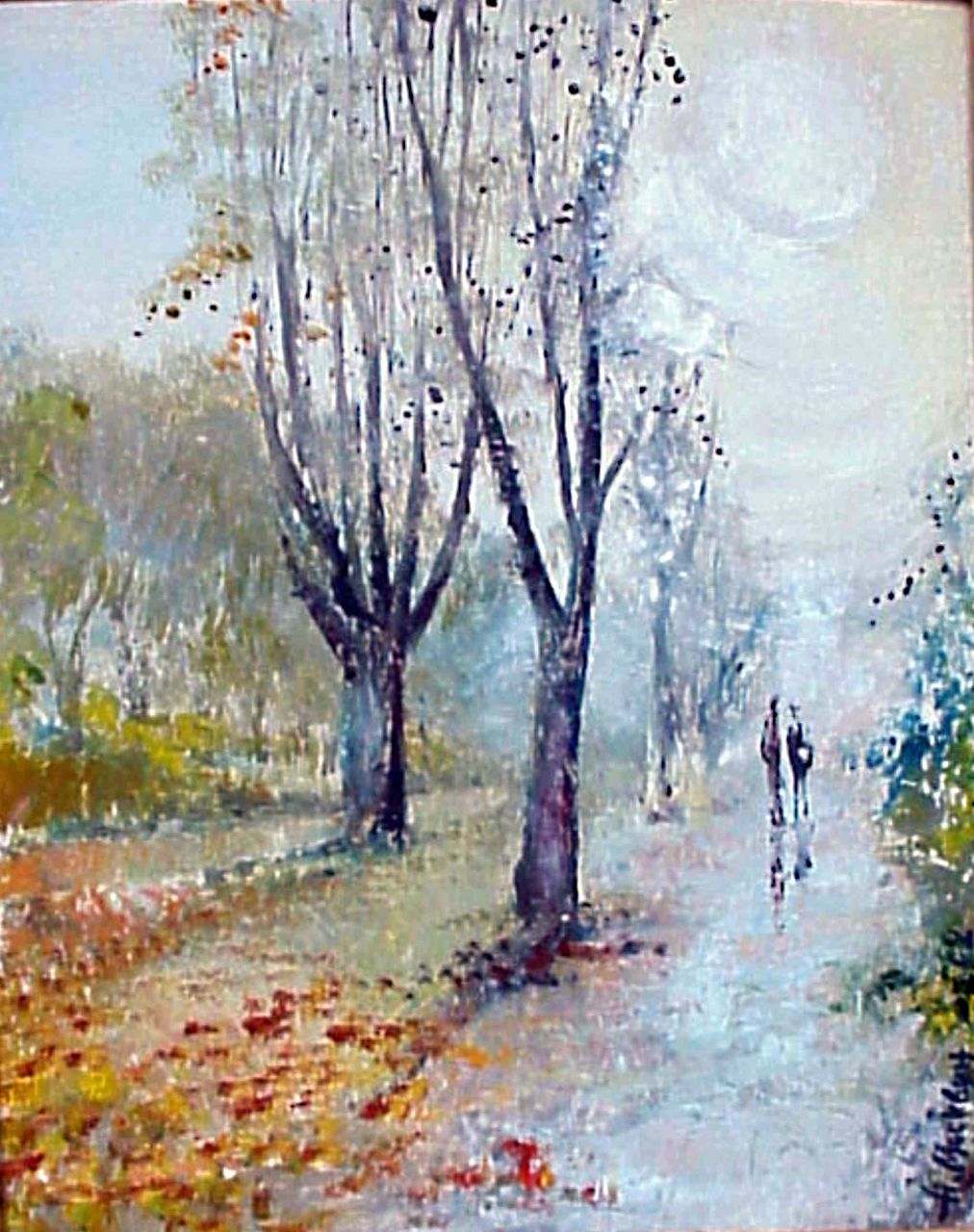 71. Мокрое утро 70x50. 2002